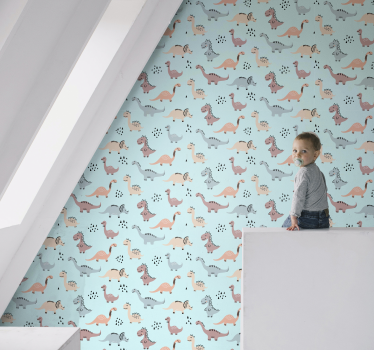 Dinosaur Playground dinosaurs wallpaper - TenStickers