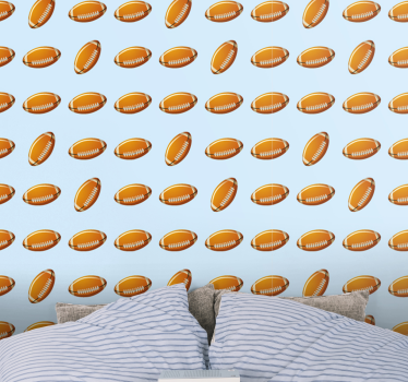 Teenage bedroom wallpaper football frenzy - TenStickers