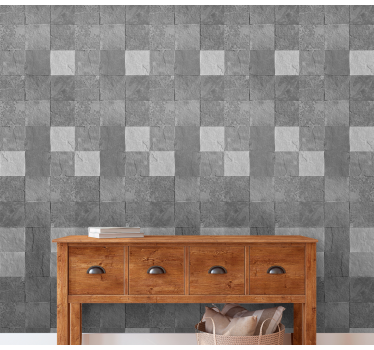 Geometric Rock stone wallpaper - TenStickers