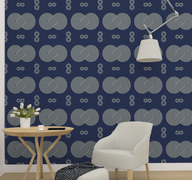 Infinity Symbol Living Room Wallpaper - TenStickers