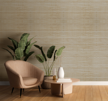 Intertwined straw design textured wallpaper mural - TenStickers