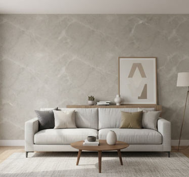 Living room wallpaper cement regular tile - TenStickers
