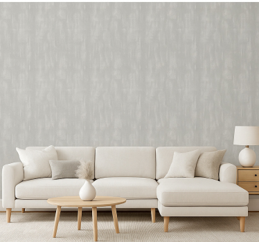 Living room wallpaper cool gray concrete texture - TenStickers