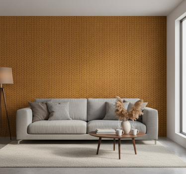 Living room wallpaper knitted fabric design - TenStickers