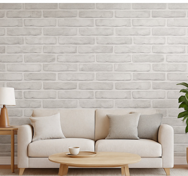 Living room wallpaper loft brick design - TenStickers