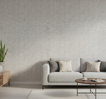 Living room wallpaper textured gray pattern - TenStickers