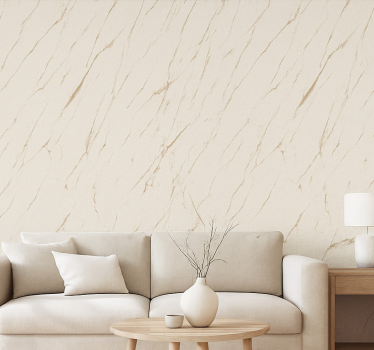 Living room wallpaper white casual neutral pattern - TenStickers