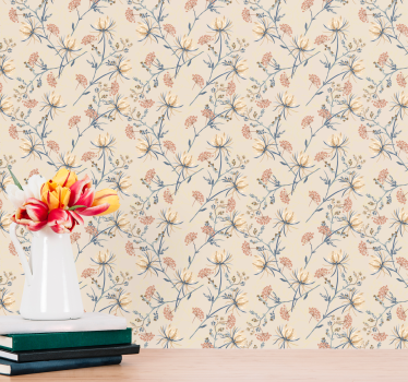 "Paradise row" Classic wallpaper patterns - TenStickers