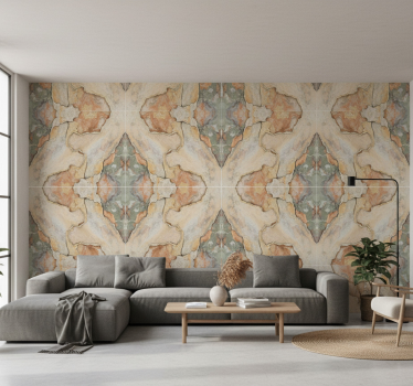 Rustic wallpaper rustic peeling plaster b0782337sx - TenStickers