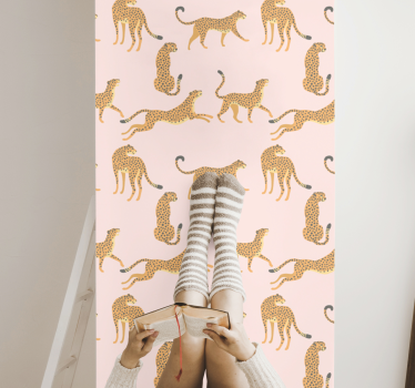 Savannah Cheetah Cool animal wallpaper - TenStickers
