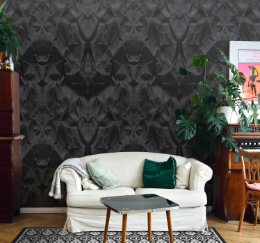 Sooty Pattern Wallpaper - TenStickers
