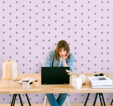 Starry Accent Wall star wallpaper - TenStickers