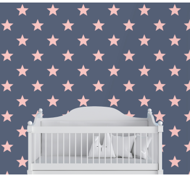 Starry Night Pattern star wallpaper - TenStickers