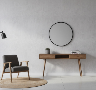 Stone wallpaper grey concrete effect - TenStickers