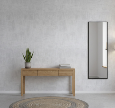 Stone wallpaper light gray concrete - TenStickers