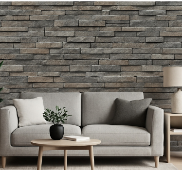 Stone wallpaper natural earth ledge stone - TenStickers
