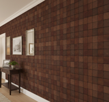 Stone wallpaper small rustic style bricks - TenStickers