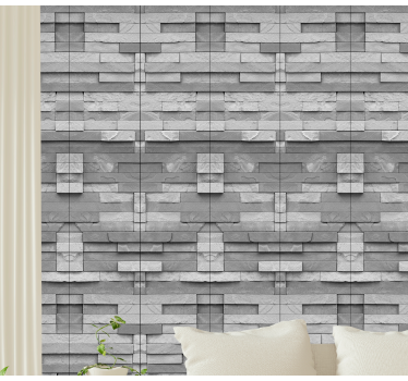 Stone wallpaper textured stone design - TenStickers