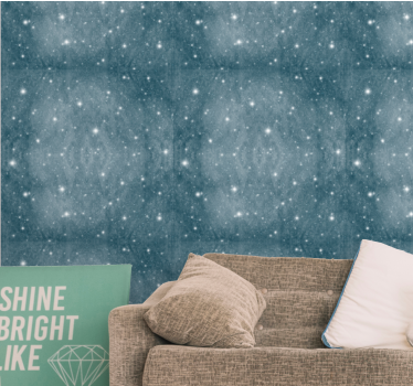 Twinkling Night Sky star wallpaper - TenStickers