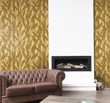Vintage countryside Textured Wallpaper - TenStickers