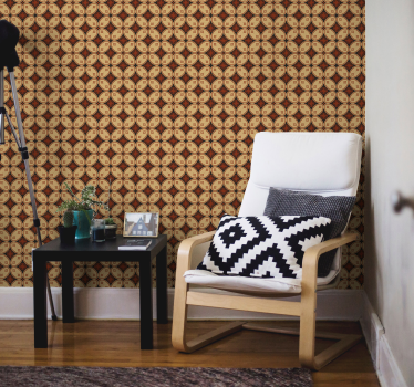 Vintage wallpaper retro motifs - TenStickers