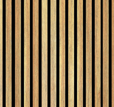 Wood style brown wooden slats in teak wood bedroom wallpaper - TenStickers